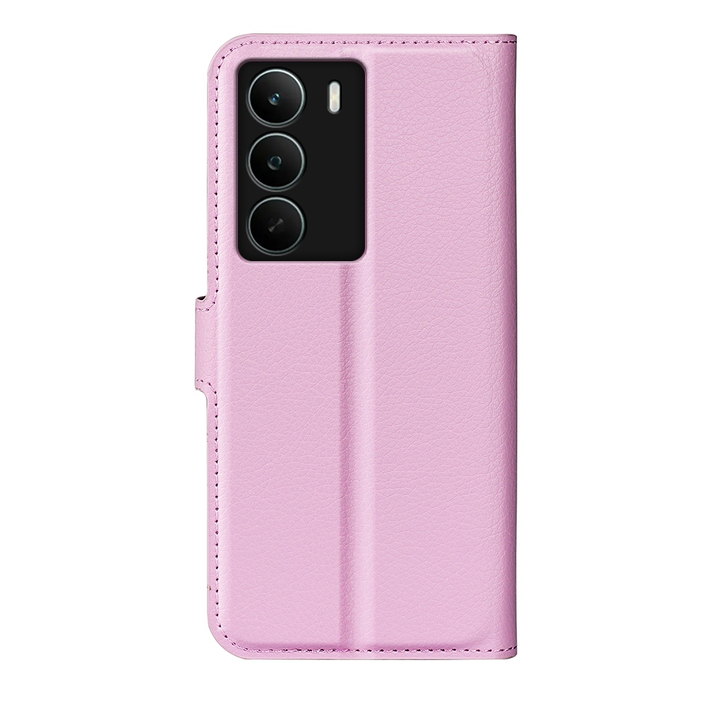 Litchi knížkové pouzdro na Realme C71 - růžové