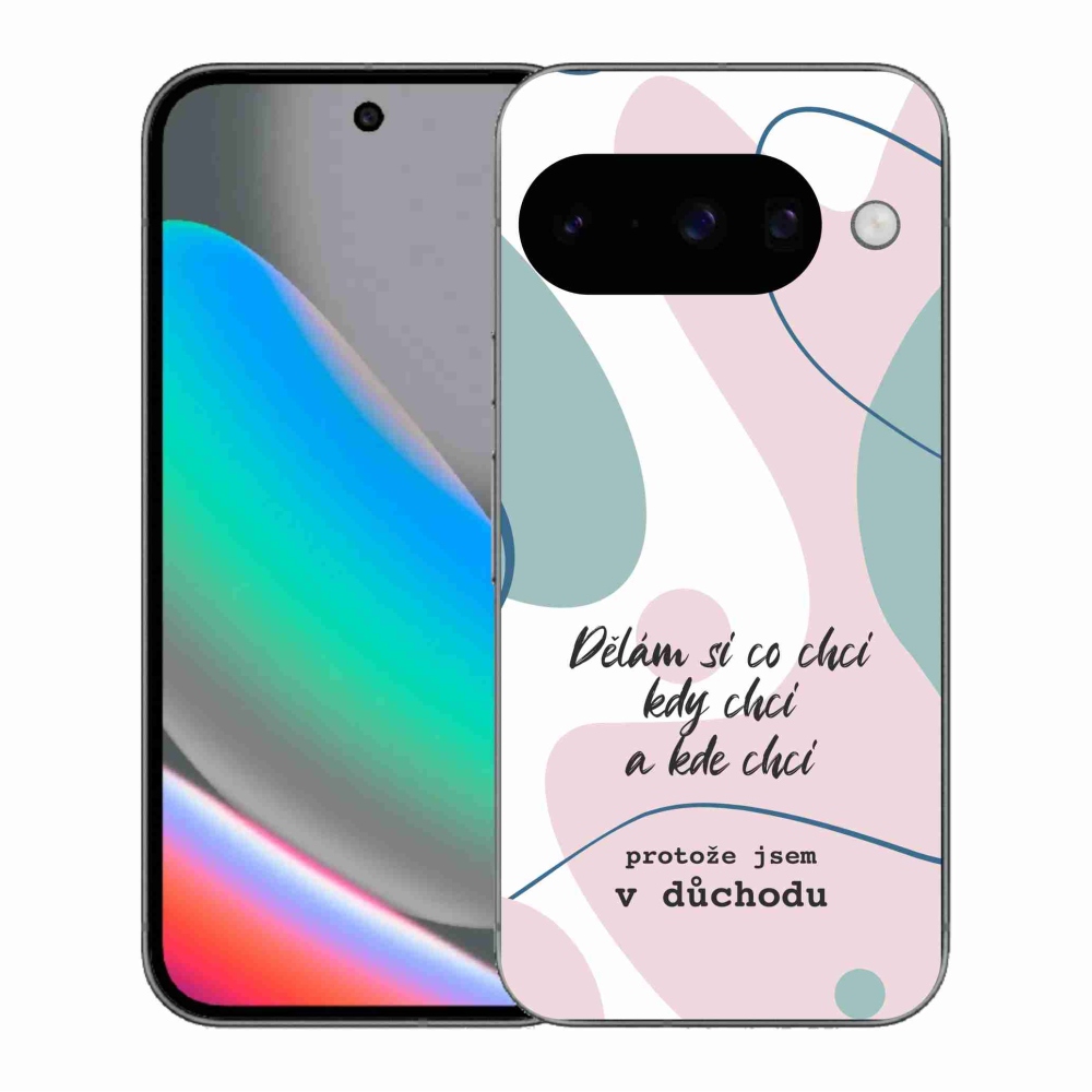 Gelový kryt mmCase na Google Pixel 10 - vtipný text 10 bílé pozadí