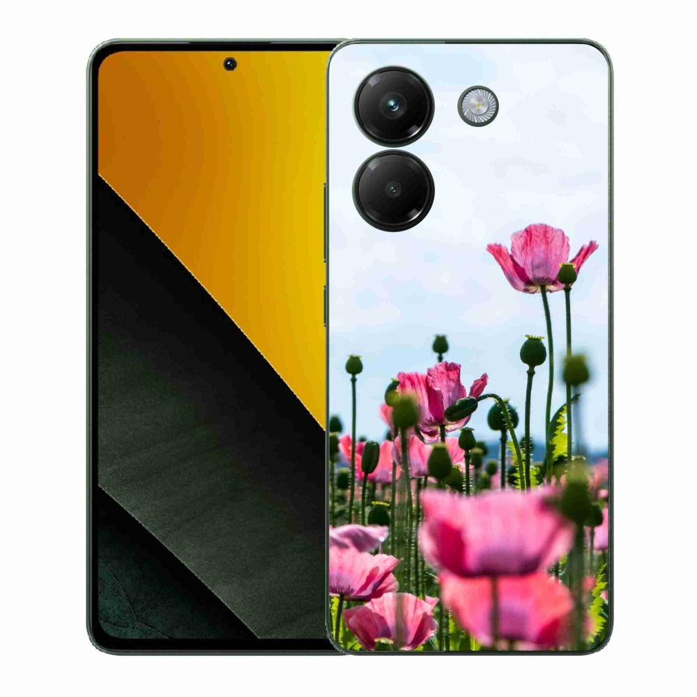 Gelový kryt mmCase na Xiaomi Poco M7 Pro 5G - vlčí mák
