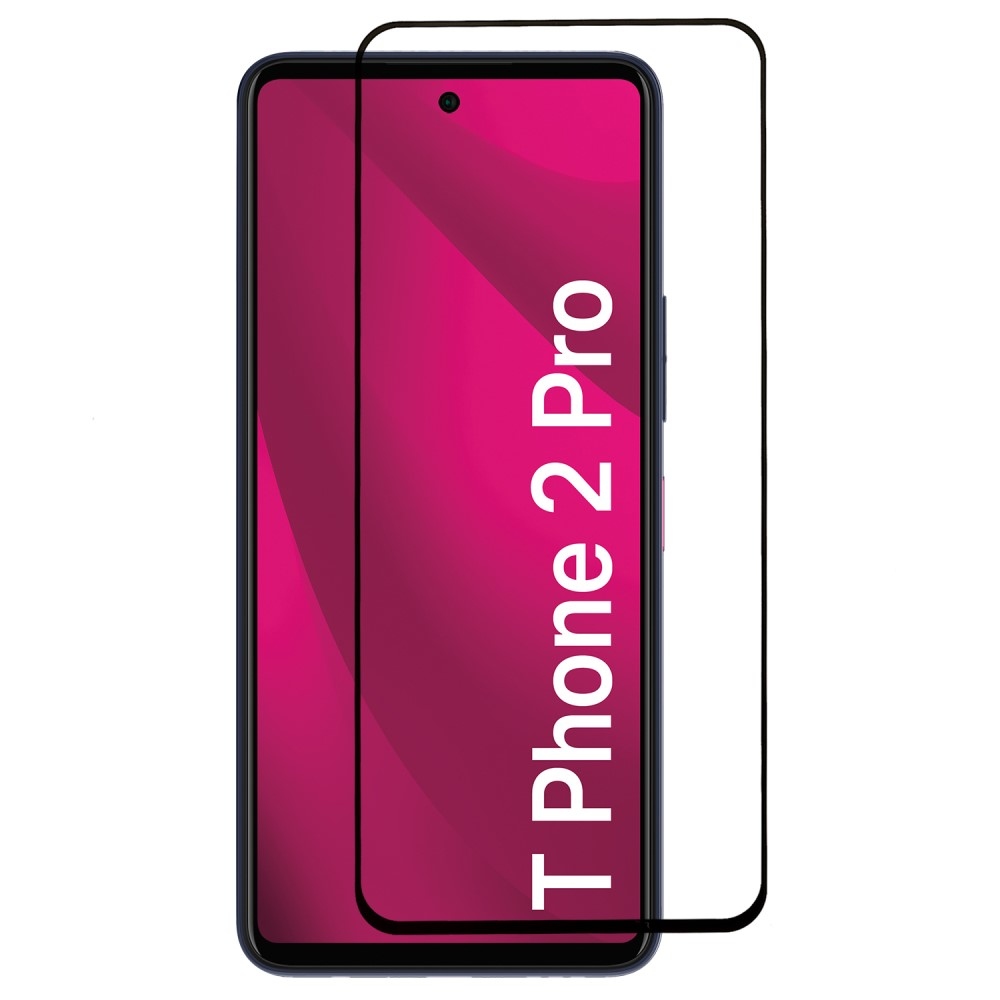 2.5D celoplošné tvrzené sklo na T-Mobile T Phone 2 Pro