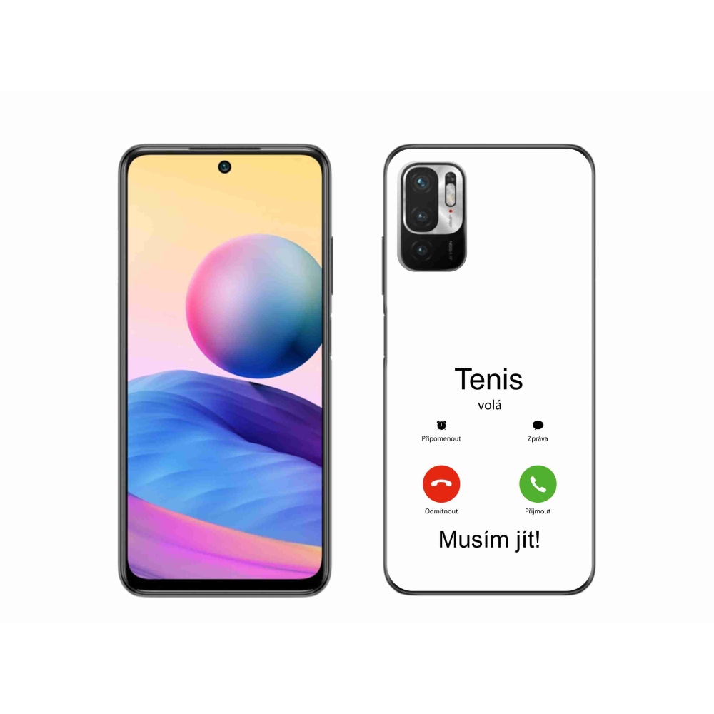 Gelový kryt mmCase na Xiaomi Poco M3 Pro/5G - tenis volá bílé pozadí