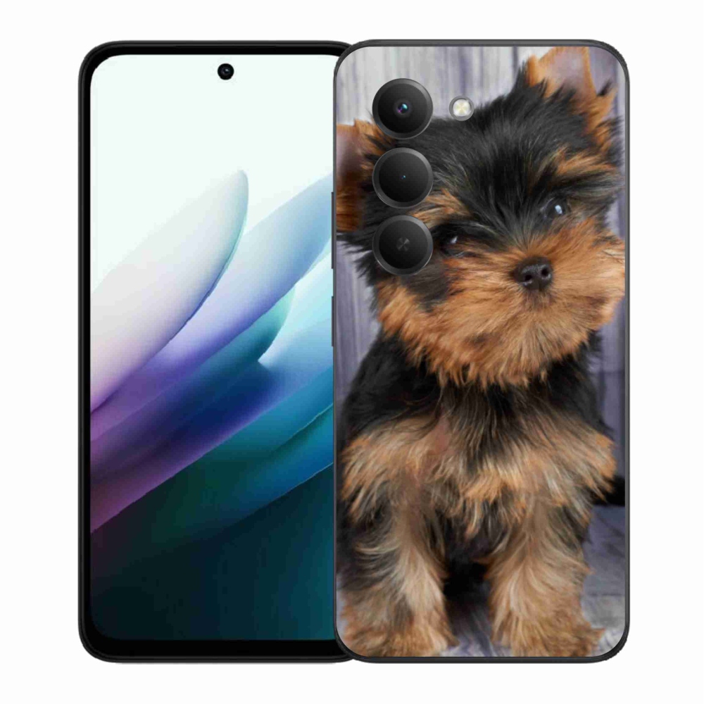 Gelový kryt mmCase na Xiaomi Redmi 15 4G/5G (171mm) - jorkšír 9