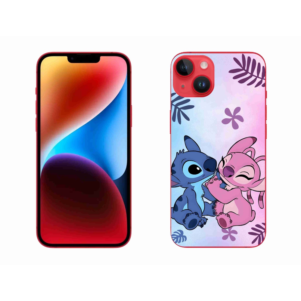 Gelový kryt mmCase na iPhone 14 Plus - stitch 2