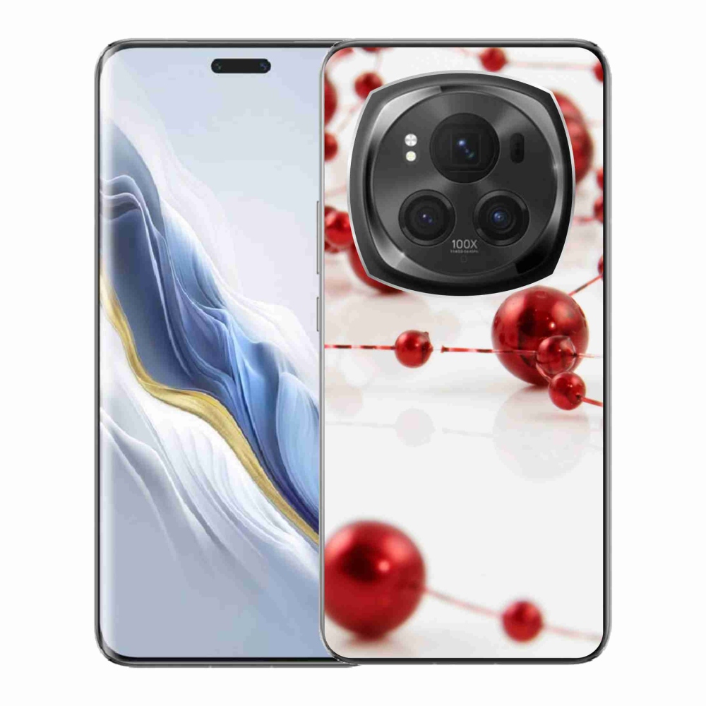 Gelový kryt mmCase na Honor Magic 6 Pro 5G - vánoční řetěz
