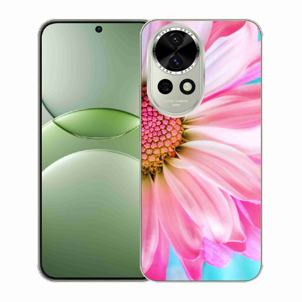 Gelový kryt mmCase na Huawei Nova 13 5G - růžová květina