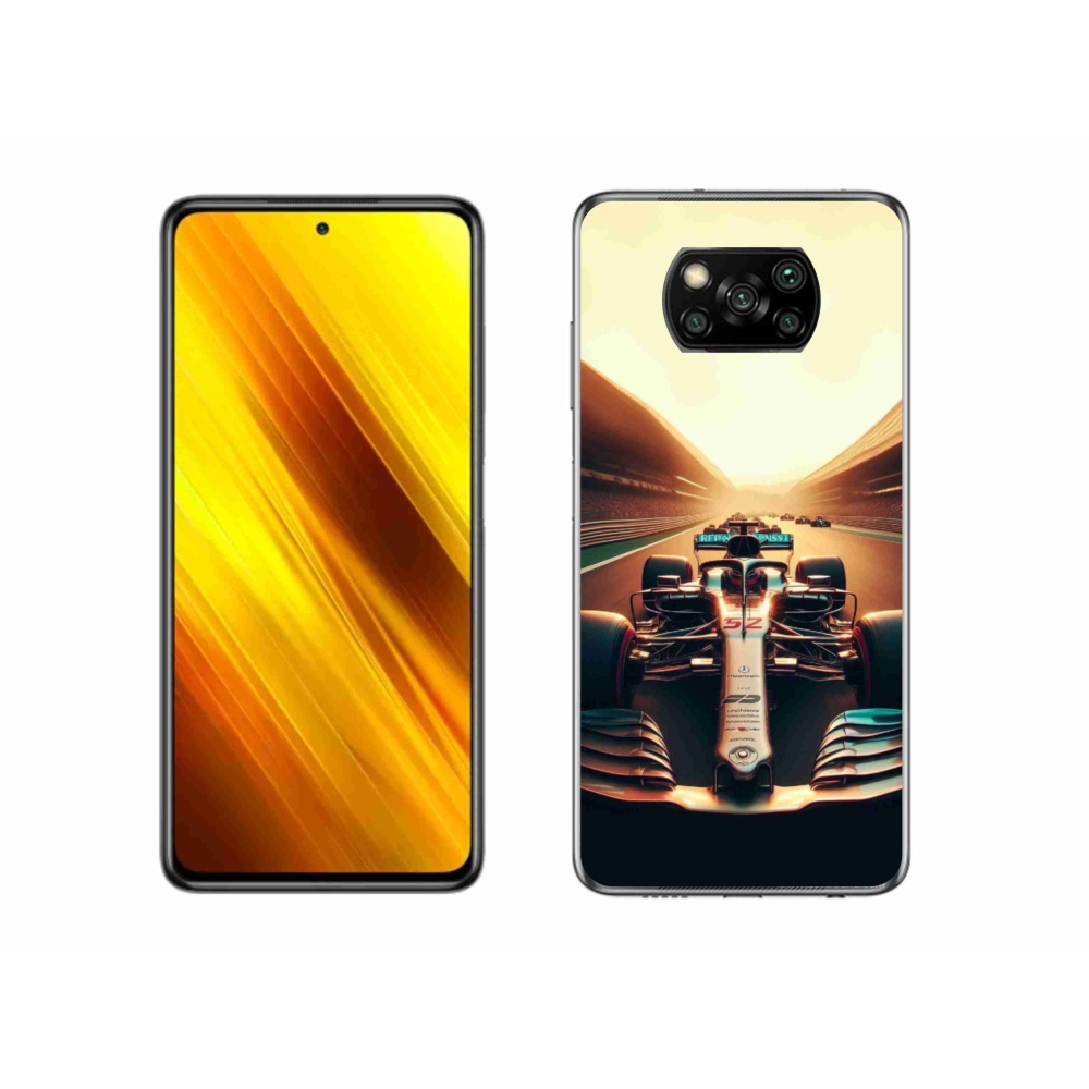 Gelový kryt mmCase na Xiaomi Poco X3 - formule 1