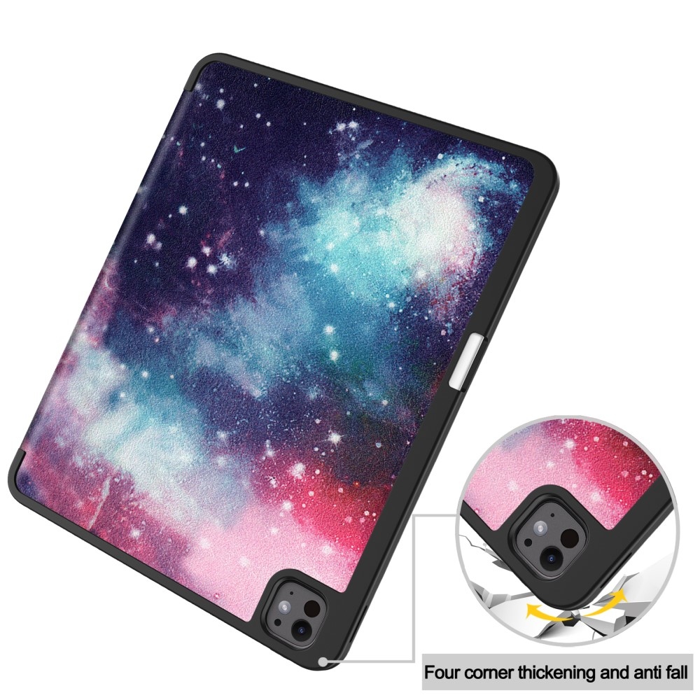 Patte zavírací pouzdro na iPad Pro 13 (2024) - vesmír