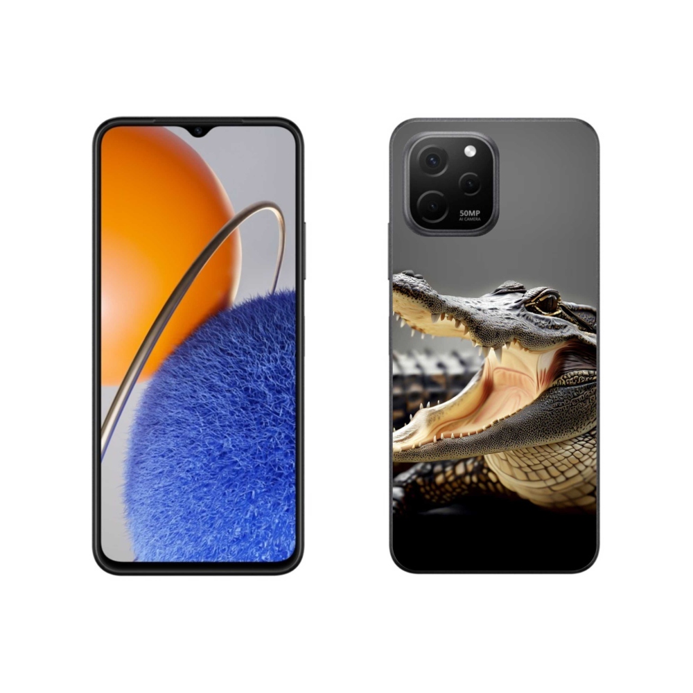 Gelový kryt mmCase na Huawei Nova Y61 - krokodýl