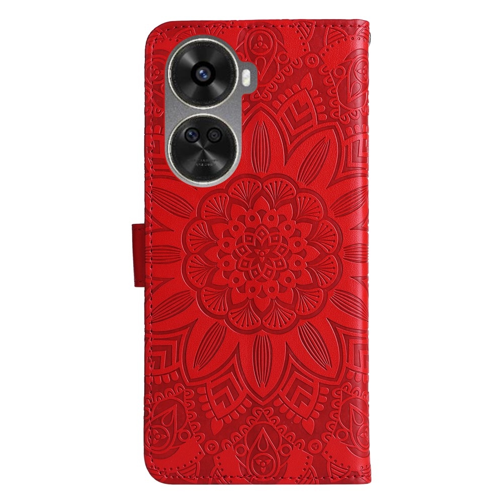 Sunflower knížkové pouzdro na Huawei Nova 12 SE - červené