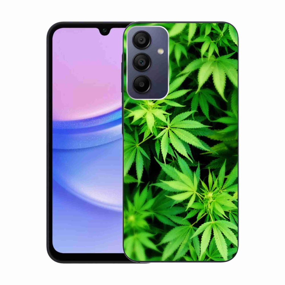 Gelový kryt mmCase na Samsung Galaxy A15 4G/5G - konopí 3