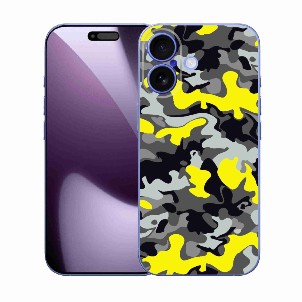 Gelový kryt mmCase na iPhone 17 - maskáčový vzor 6
