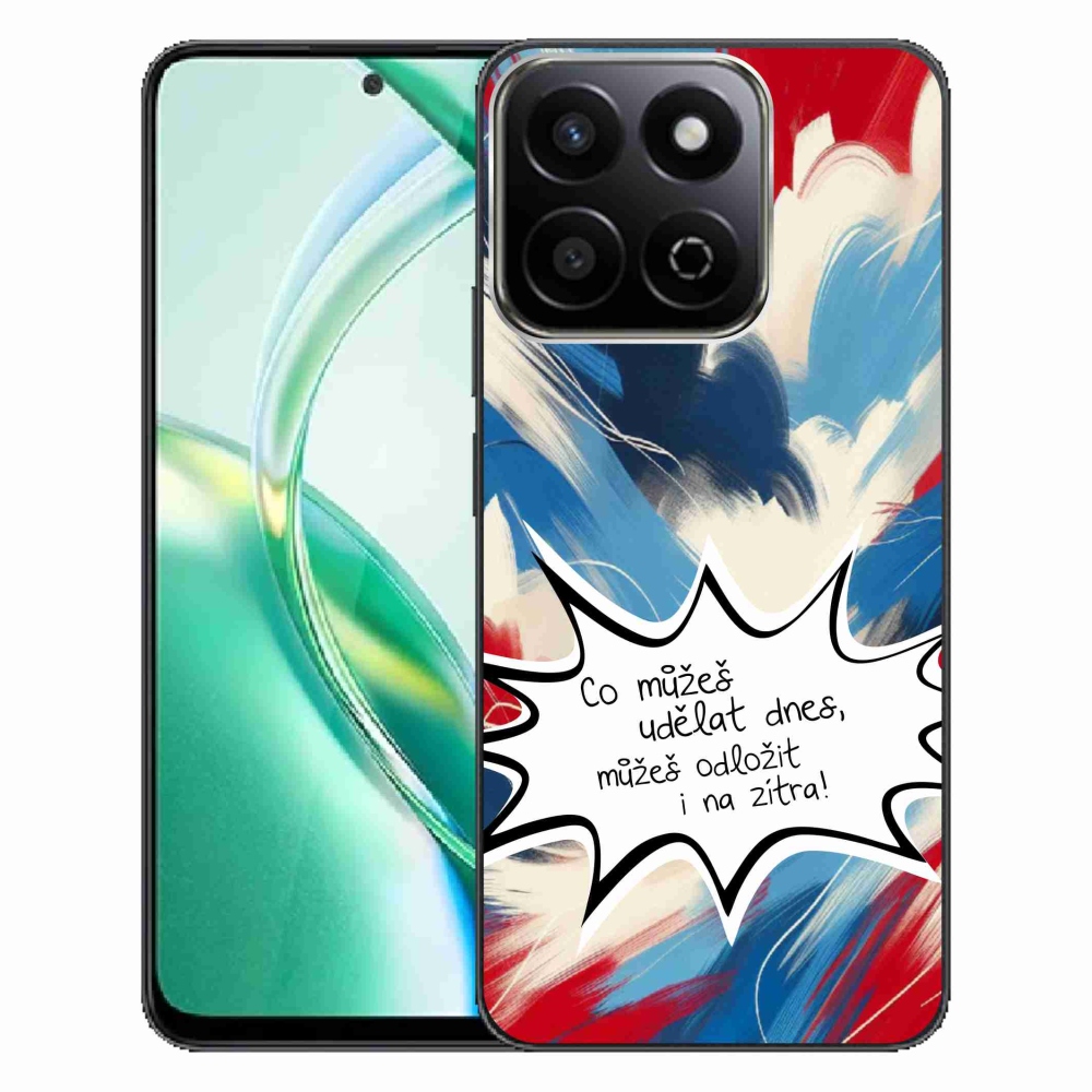 Gelový kryt mmCase na Honor 200 Smart 5G - vtipný text 9 bílé pozadí