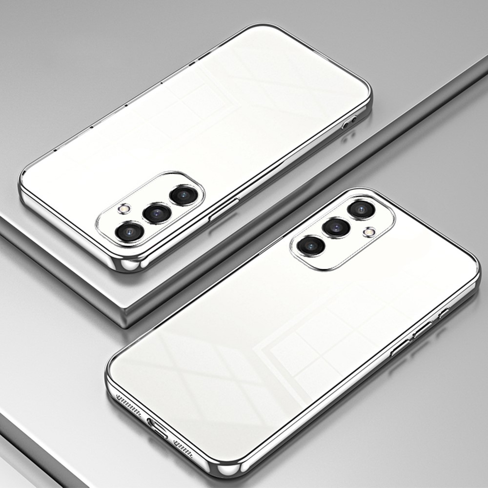 Electro gelový obal na Samsung Galaxy S25 - stříbrný