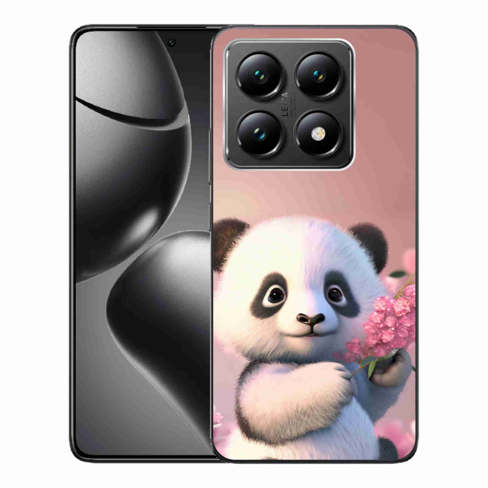 Gelový kryt mmCase na Xiaomi 14T - roztomilá panda
