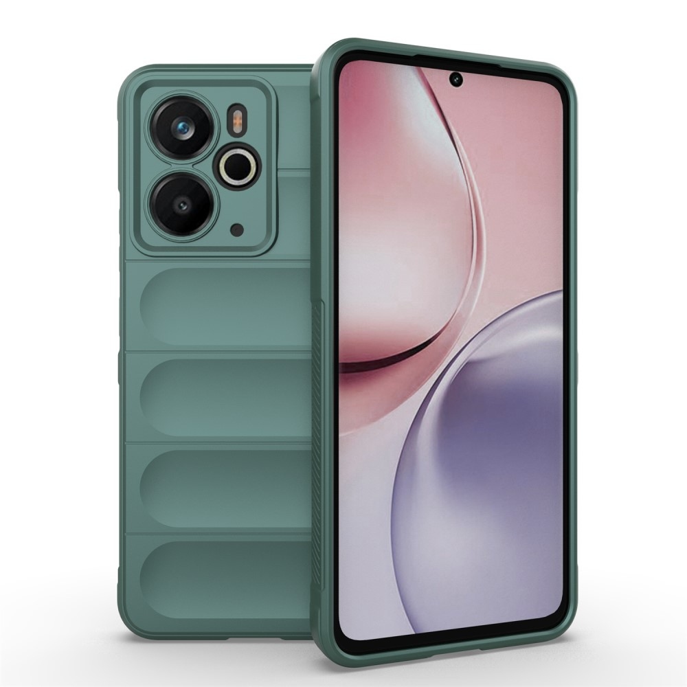 Rugg odolný gelový obal na Realme 14 5G - zelený