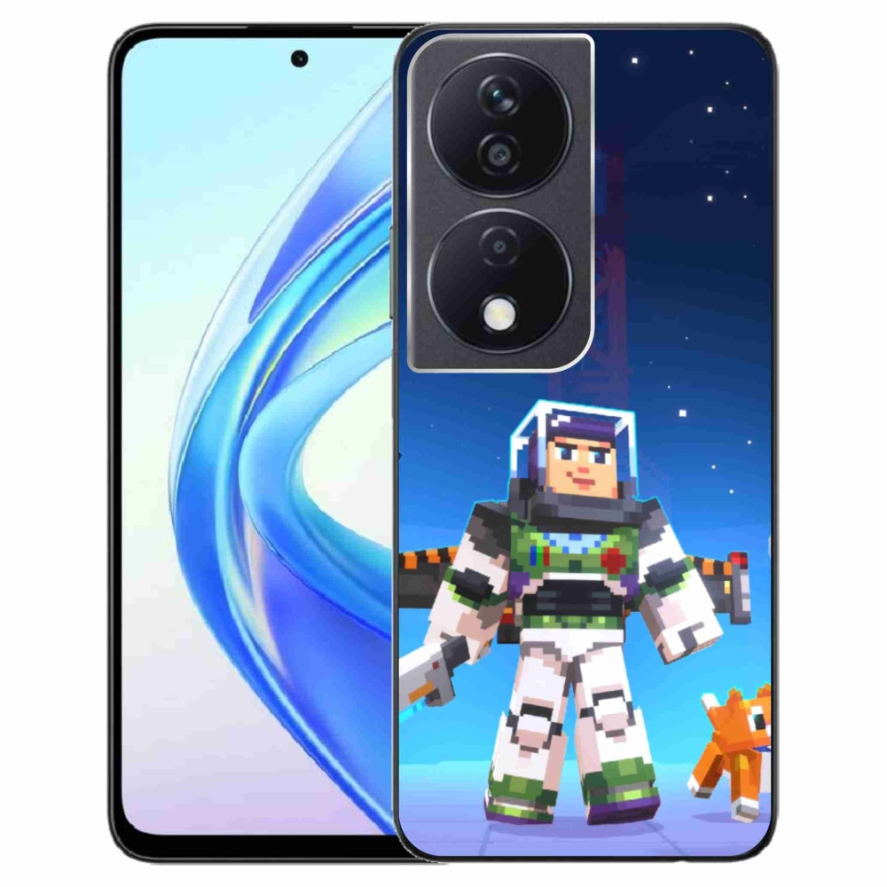Gelový kryt mmCase na Honor X7b/Honor 90 Smart - minecraft 2