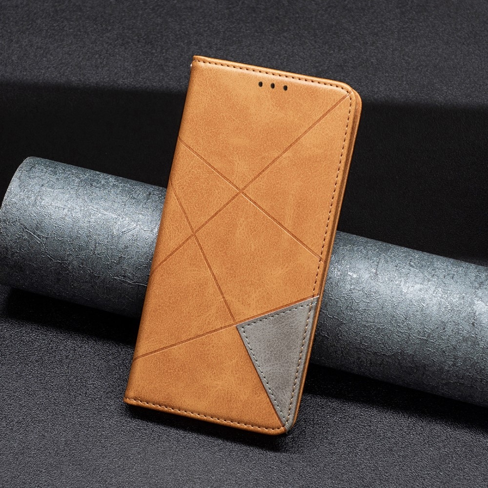 Triangle knížkové pouzdro na Xiaomi Redmi Note 14 Pro - žluté