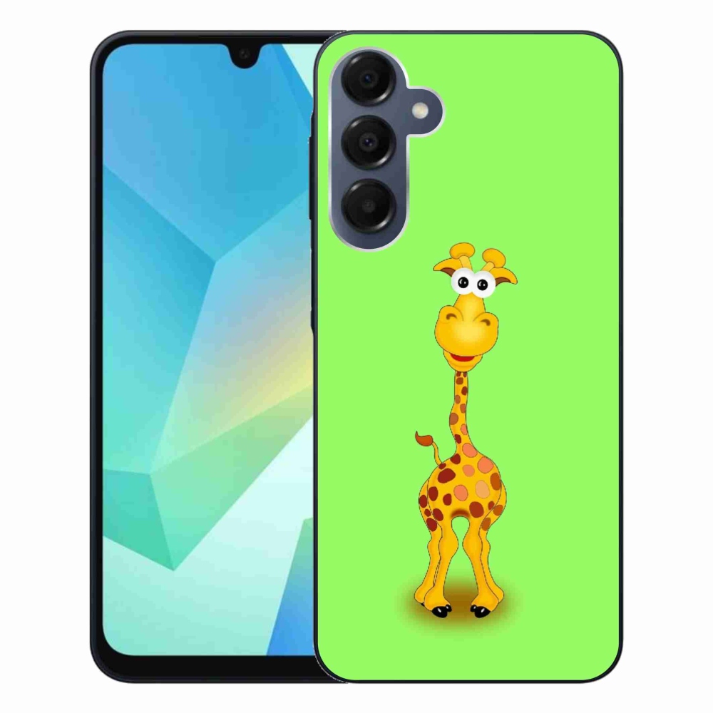 Gelový kryt mmCase na Samsung Galaxy A16 4G/5G - kreslená žirafa