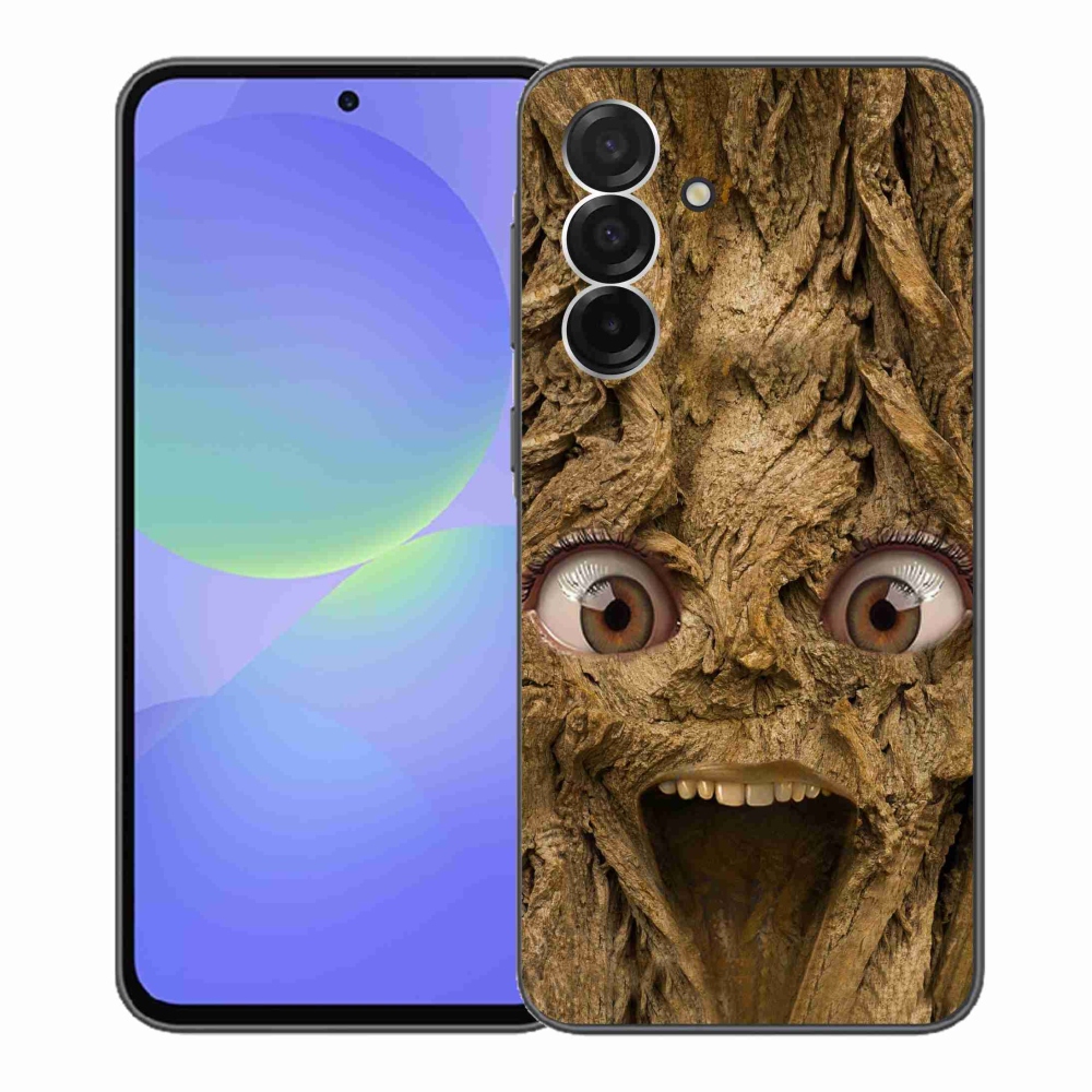 Gelový kryt mmCase na Samsung Galaxy A36 5G - veselý strom s očima