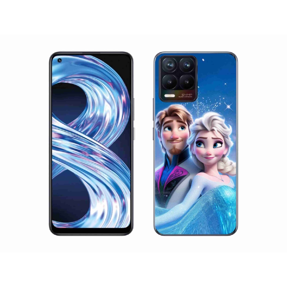Gelový kryt mmCase na Realme 8 Pro - ledové království 1