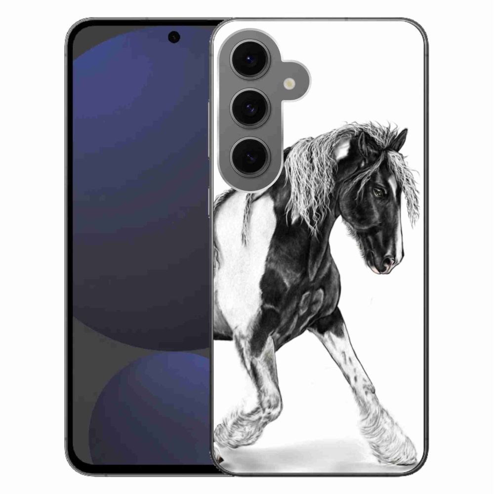 Gelový kryt mmCase na Samsung Galaxy S24 FE - kůň