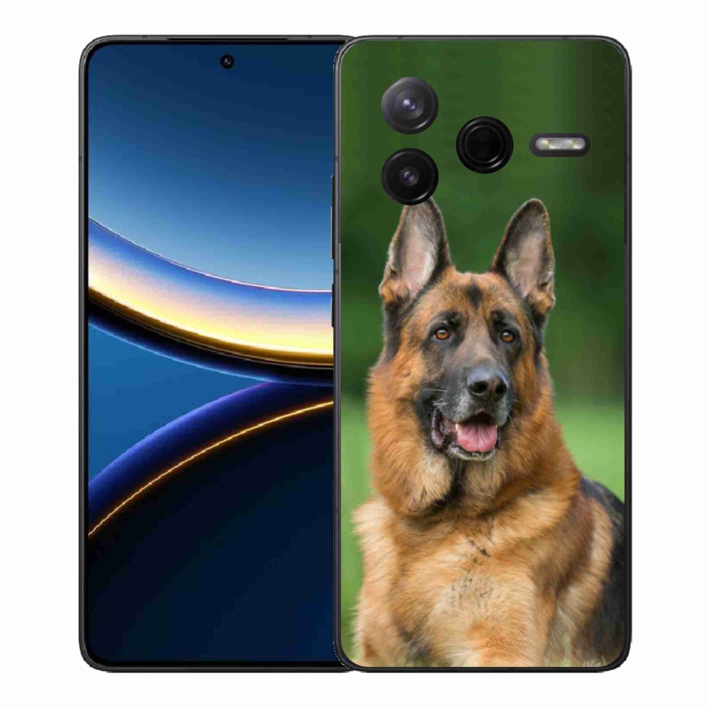Gelový kryt mmCase na Xiaomi Poco F7 Pro - německý ovčák