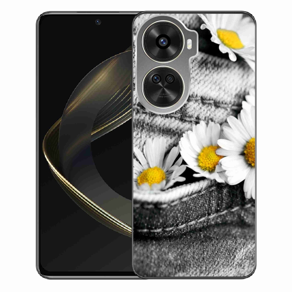 Gelový obal mmCase na Huawei Nova 12 SE - kopretiny