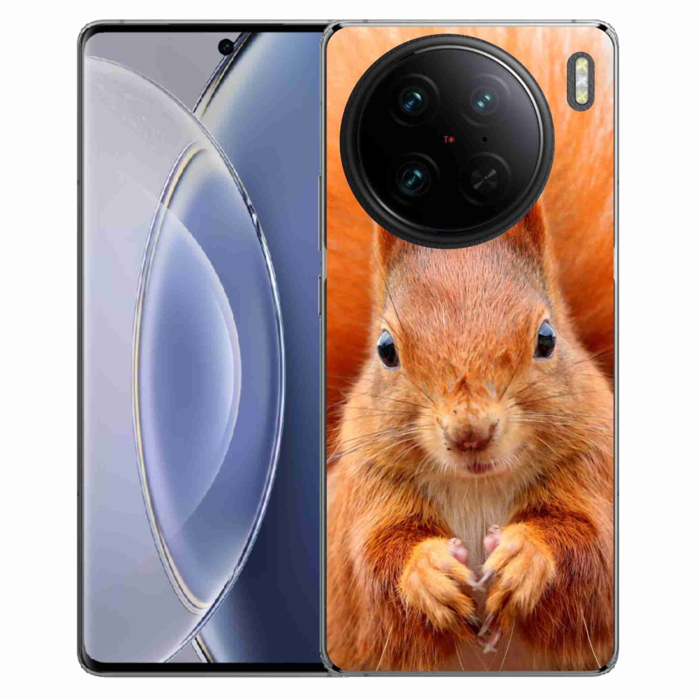 Gelový kryt mmCase na Vivo X90 Pro - veverka