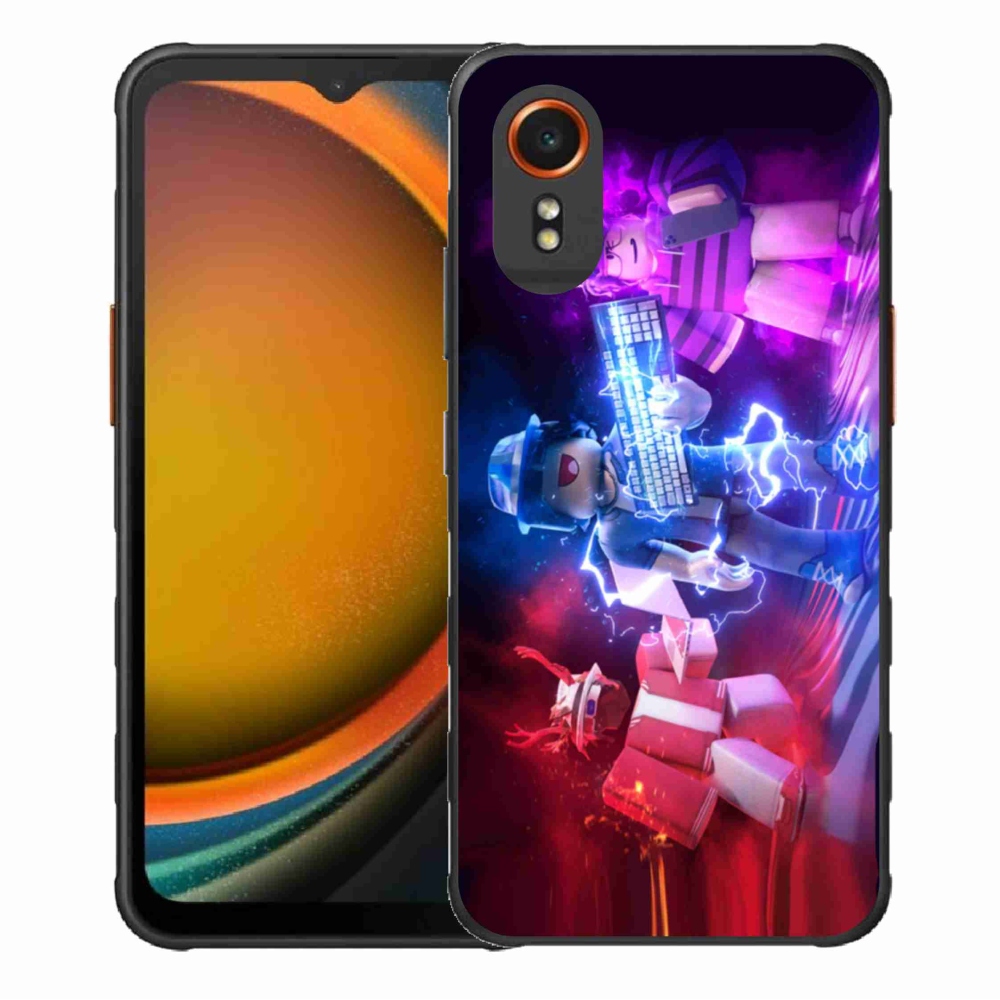 Gelový kryt mmCase na Samsung Galaxy Xcover 7 - roblox