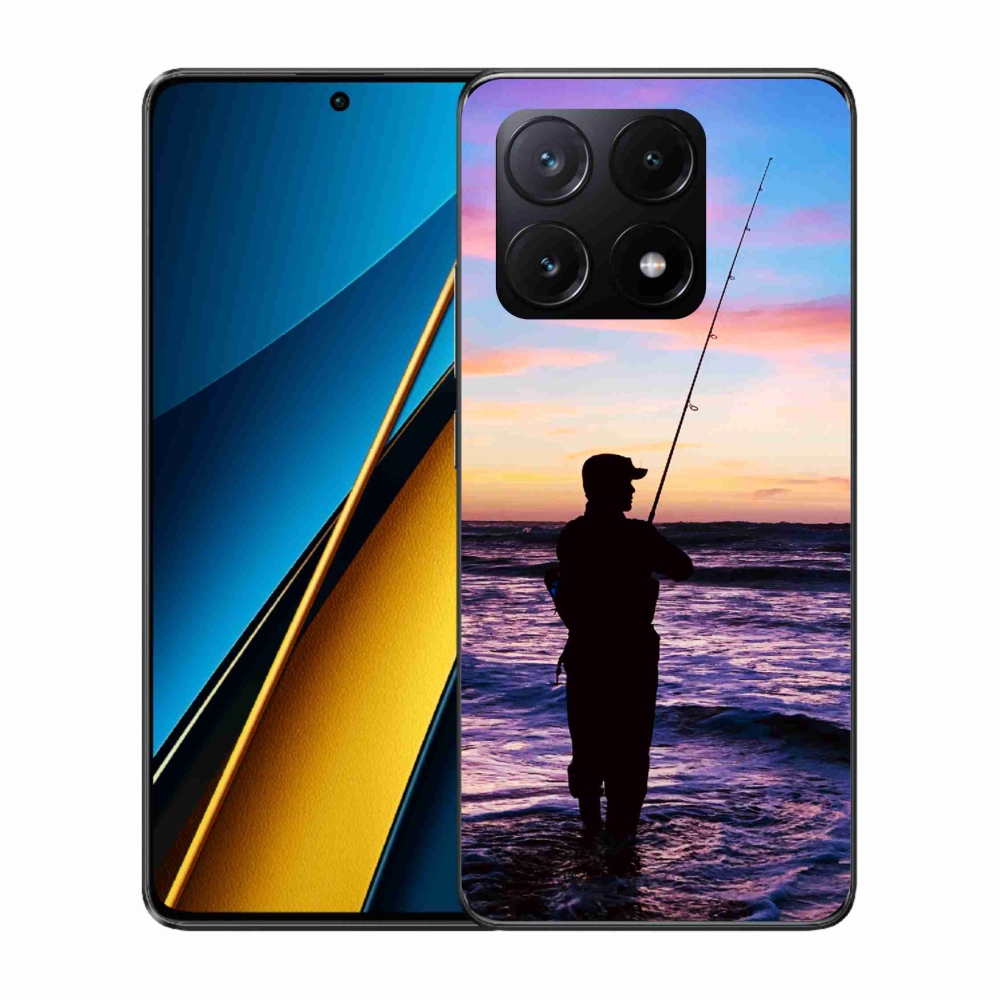 Gelový kryt mmCase na Xiaomi Poco X6 Pro 5G - rybaření 1