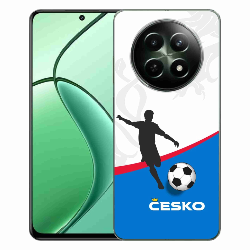 Gelový kryt mmCase na Realme 12 5G/12x 5G - fotbal Česko 1