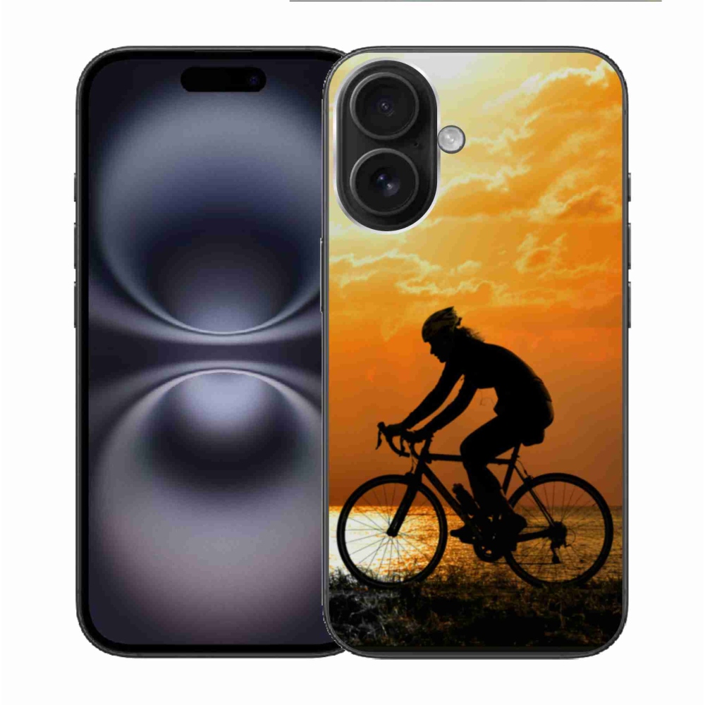 Gelový kryt mmCase na iPhone 16 - cyklovýlet