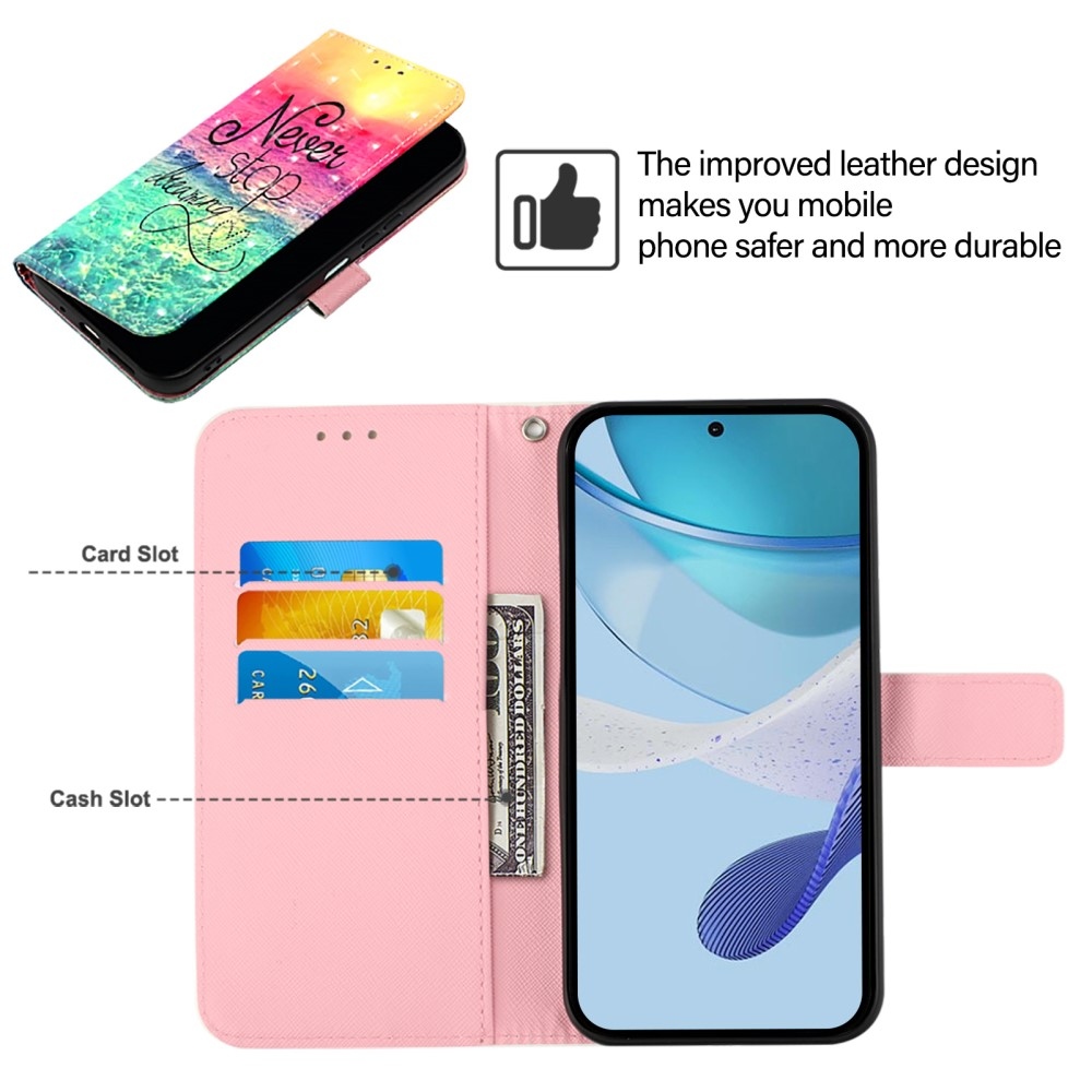 Patte knížkové pouzdro na Samsung Galaxy M55 5G - nepřestávej snít