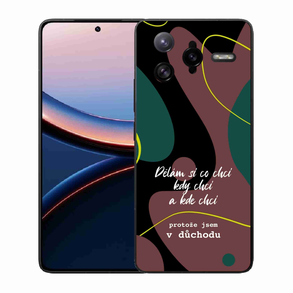 Gelový kryt mmCase na Xiaomi Poco F7 Ultra - vtipný text 10 černé pozadí