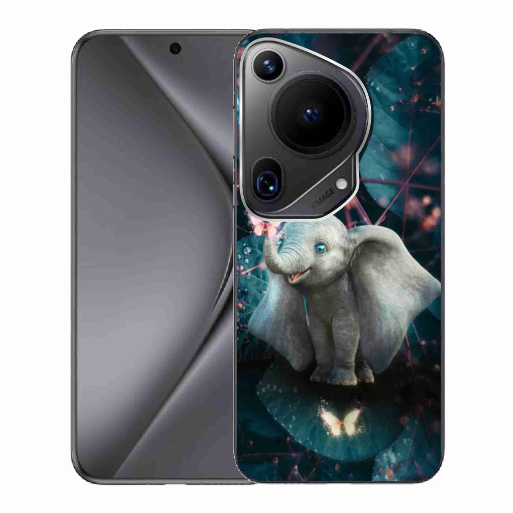 Gelový kryt mmCase na Huawei Pura 70 Ultra - roztomilý slon