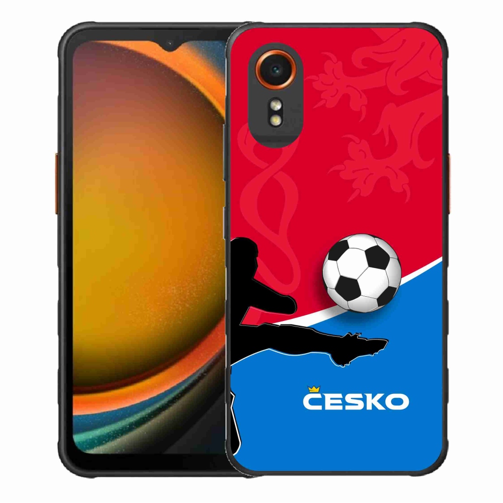 Gelový kryt mmCase na Samsung Galaxy Xcover 7 - fotbal Česko 2
