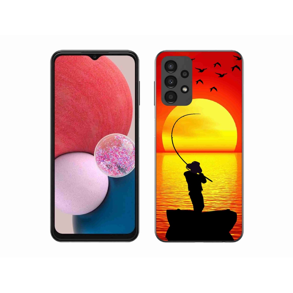 Gelový kryt mmCase na Samsung Galaxy A13 4G - rybaření