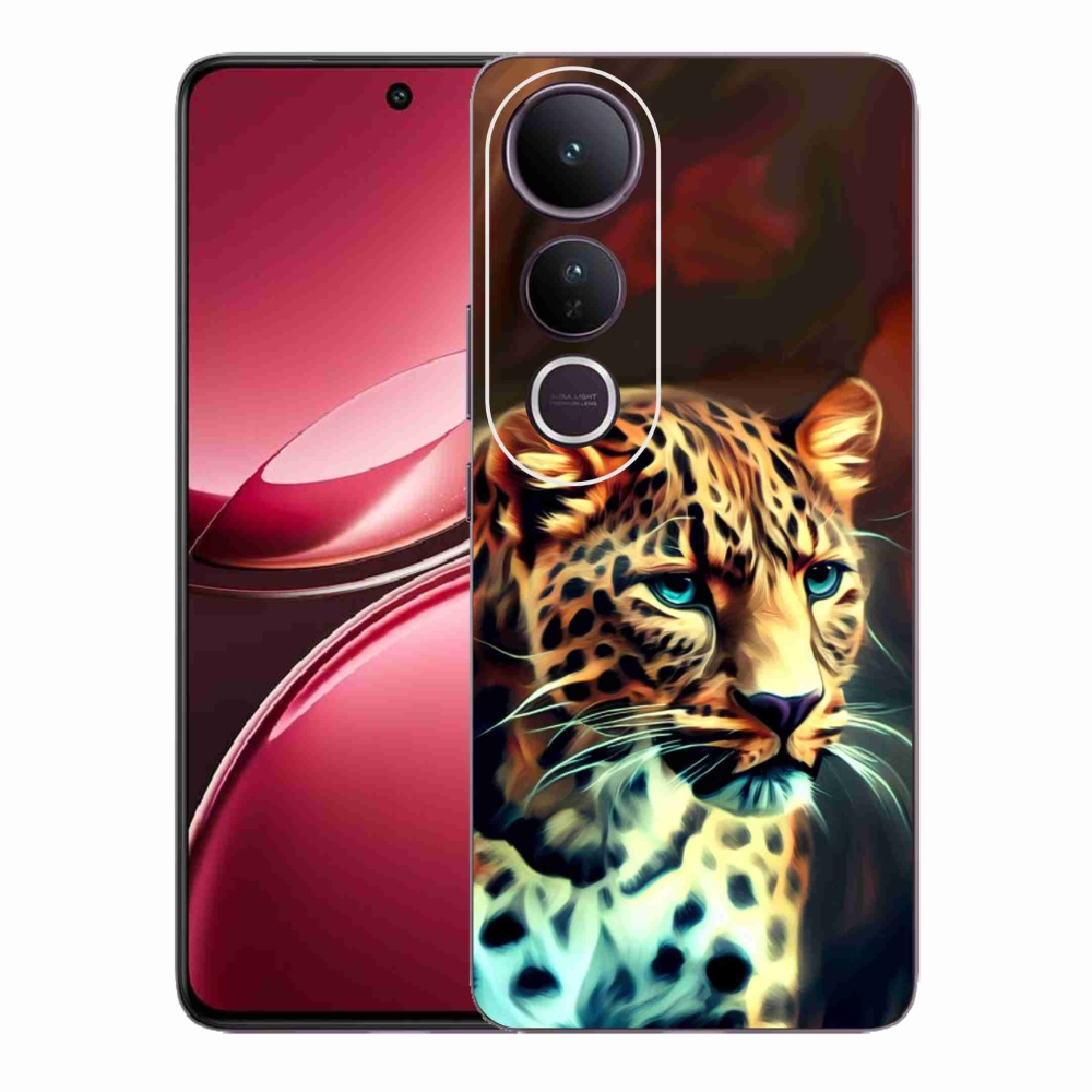 Gelový kryt mmCase na Vivo V50 Lite 4G/5G - leopard