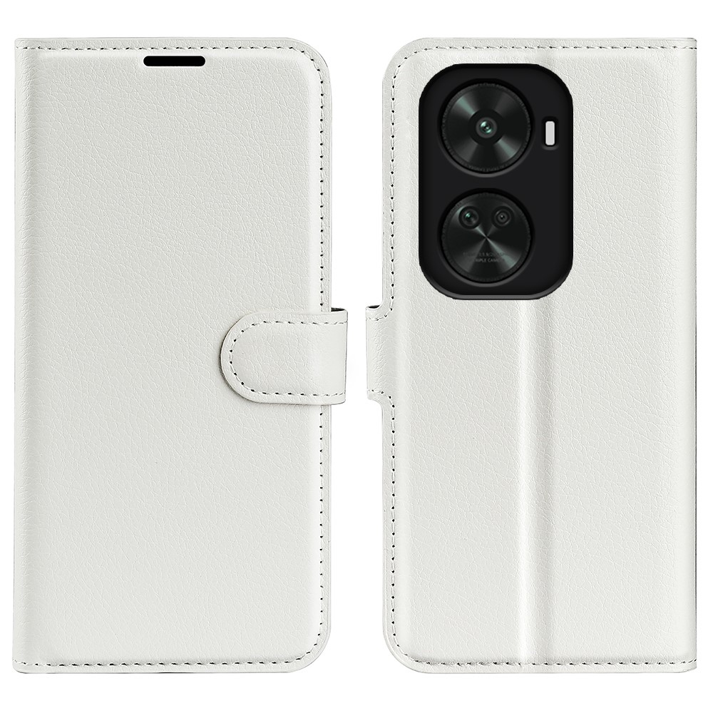 Litchi knížkové pouzdro na Huawei Nova 12 SE - bílé