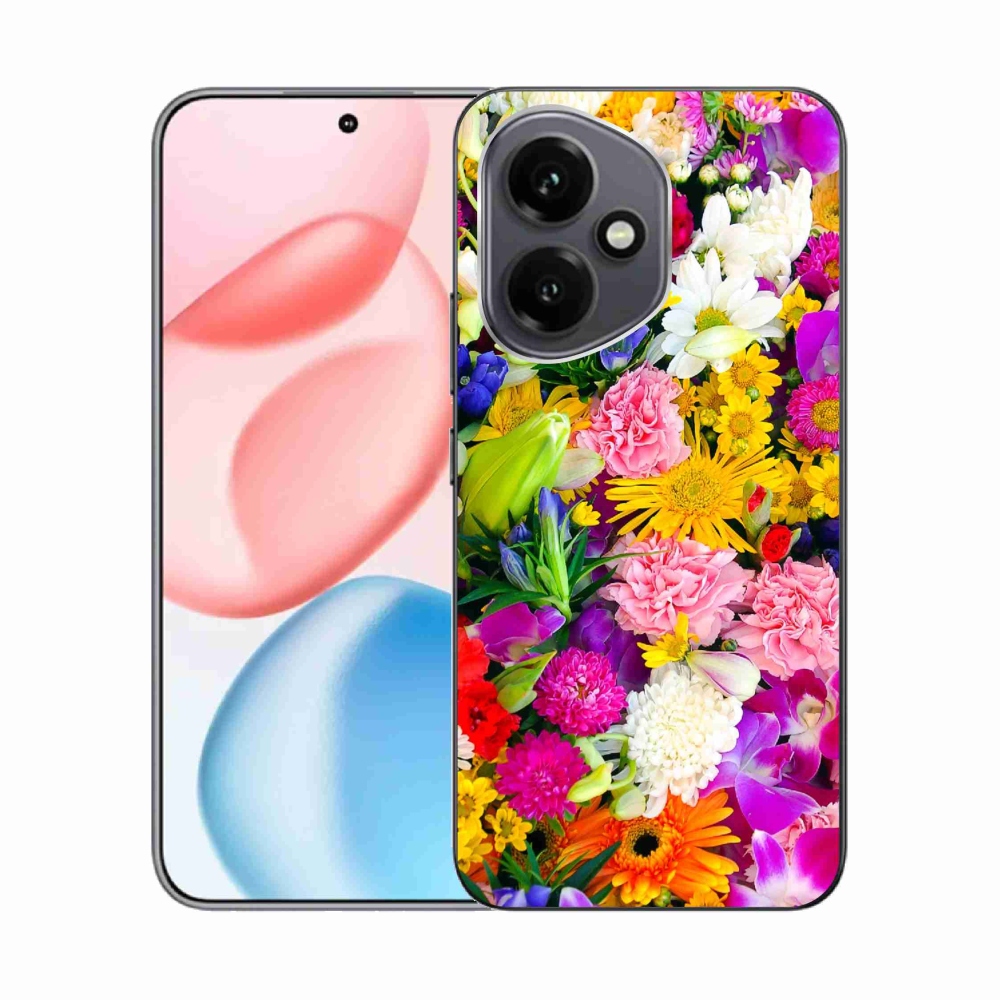 Gelový kryt mmCase na Honor 400 - květiny 12
