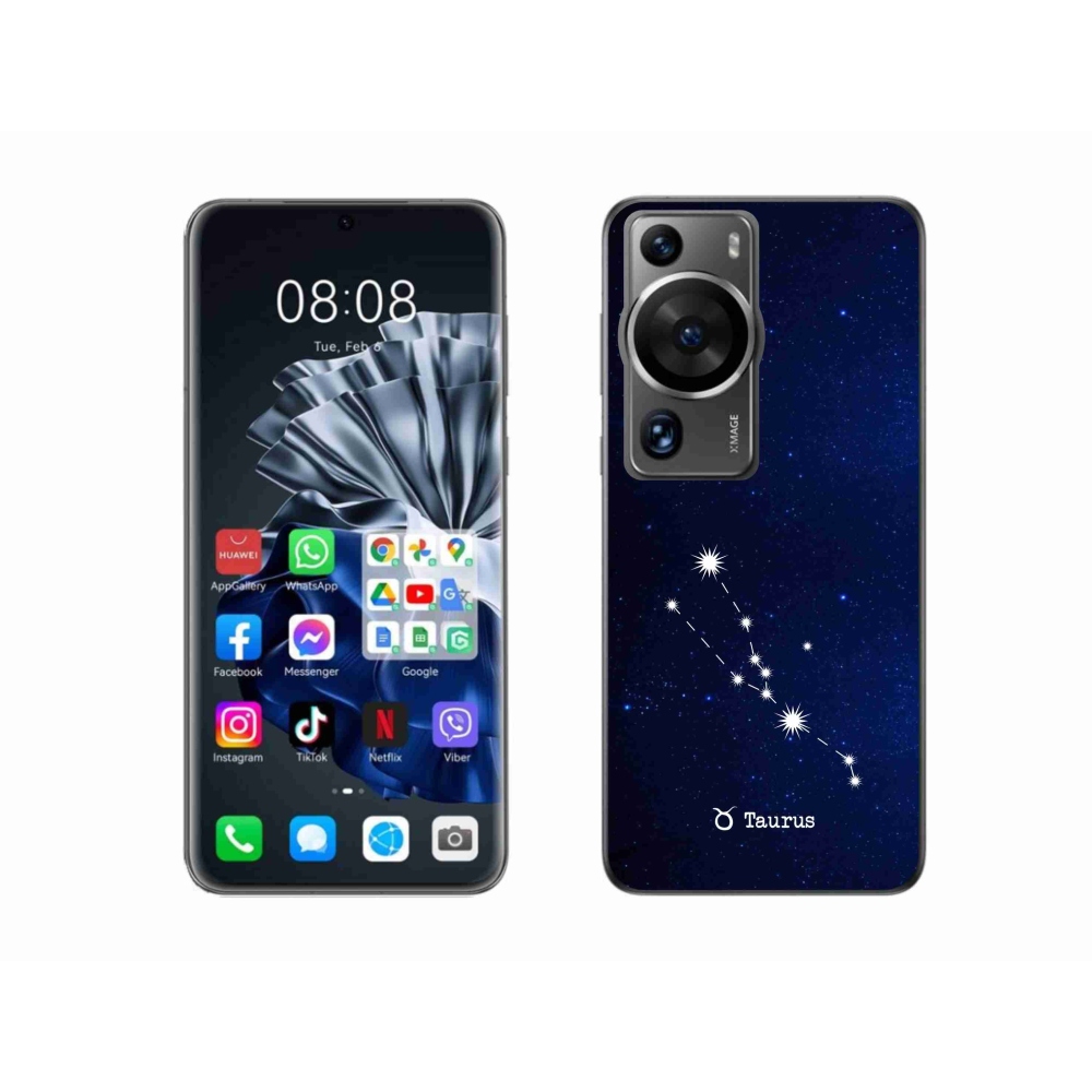 Gelový kryt mmCase na Huawei P60 Pro - souhvězdí Býka
