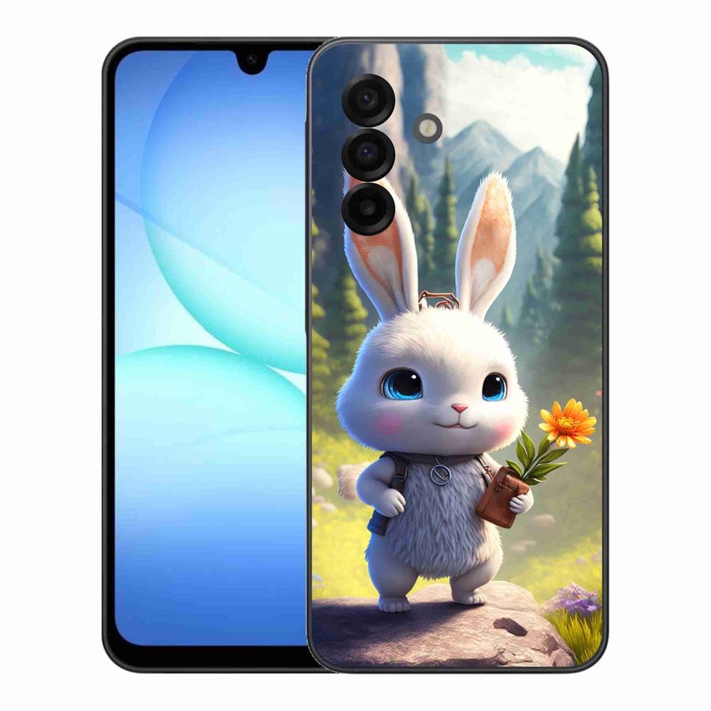 Gelový kryt mmCase na Samsung Galaxy A17 5G - roztomilý králíček