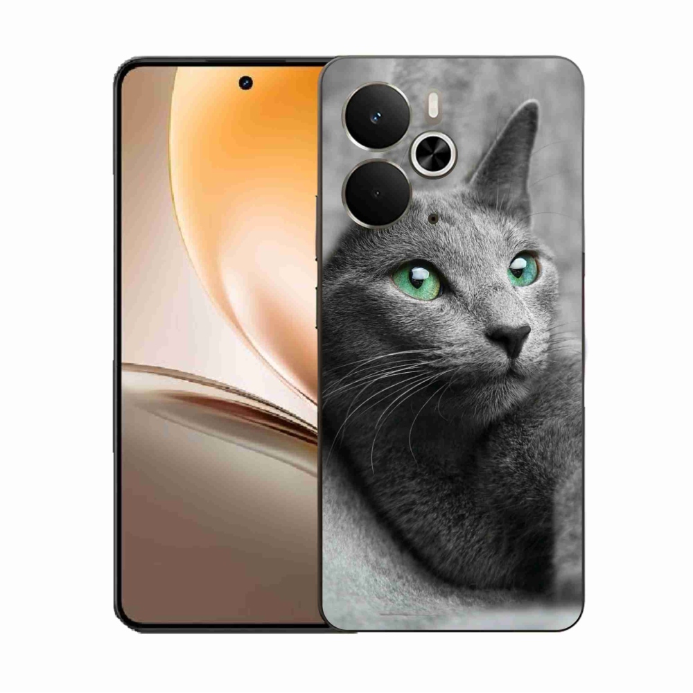 Gelový kryt mmCase na Realme 14 5G - kočka 2
