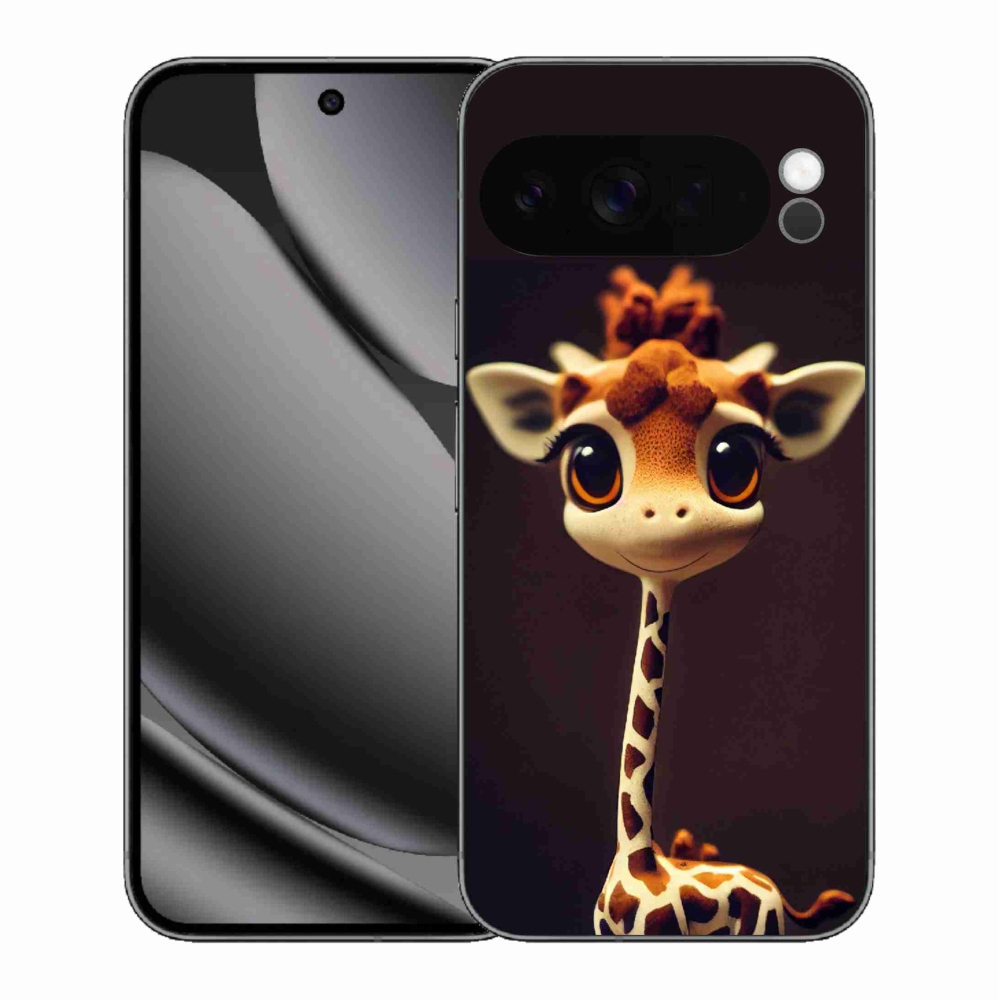 Gelový kryt mmCase na Google Pixel 10 Pro XL - malá žirafa