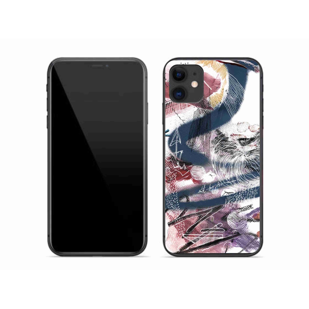Gelový kryt mmCase na iPhone 11 - abstraktní motiv 28