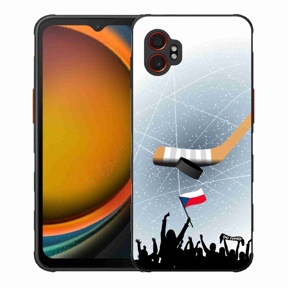 Gelový kryt mmCase na Samsung Galaxy Xcover 7 Pro - fanoušci hokeje