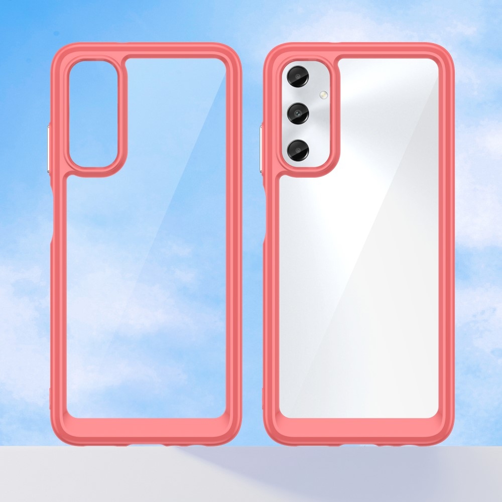 Gelový obal s pevnými zády na Samsung Galaxy A05s - červený