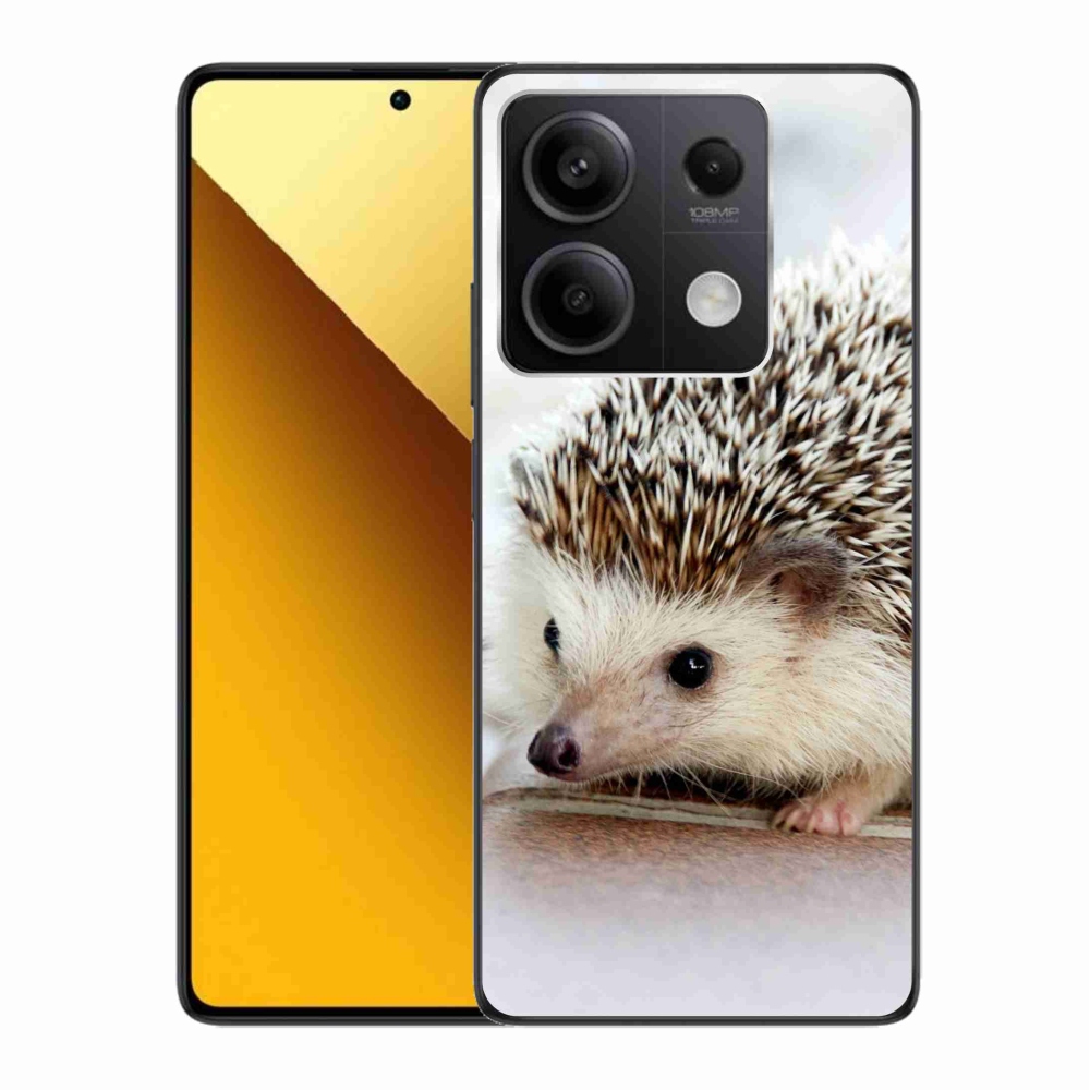 Gelový kryt mmCase na Xiaomi Redmi Note 13 5G - ježek