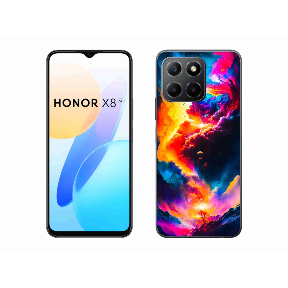 Gelový kryt mmCase na Honor X8 5G - abstraktní motiv