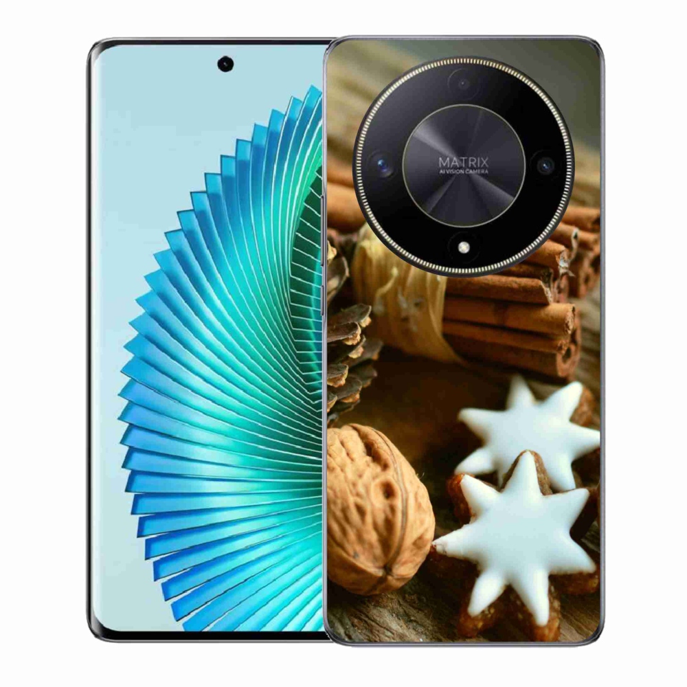 Gelový kryt mmCase na Honor Magic 6 Lite 5G - skořice a perníčky